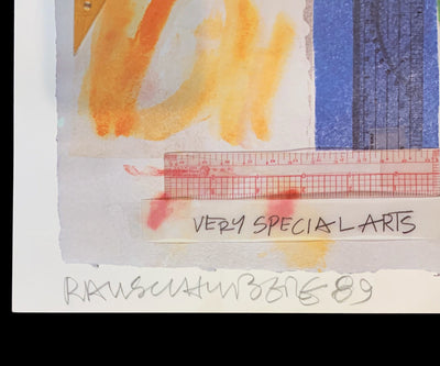 Robert Rauschenberg Very Special Arts Signed Lithograph 1989