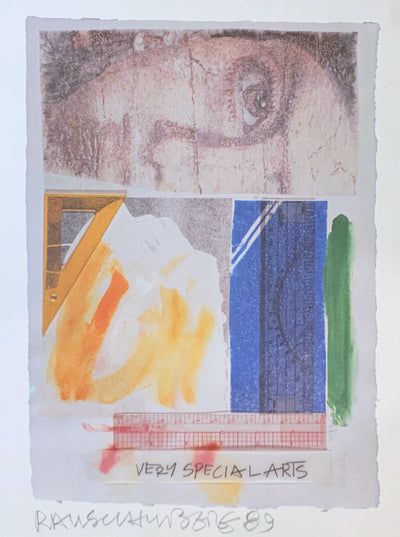 Robert Rauschenberg Very Special Arts Signed Lithograph 1989
