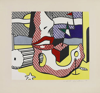 Roy Lichtenstein A Bright Night (Corlett 155) 1978