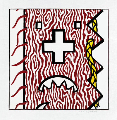 Roy Lichtenstein American Indian Theme IV (Corlett 163) 1980