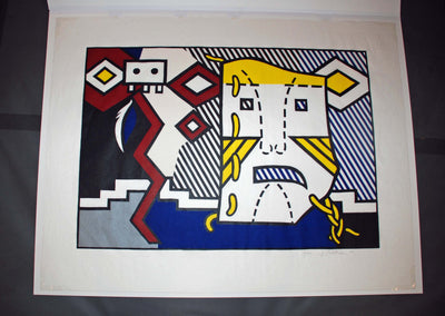 Roy Lichtenstein American Indian Theme V (Corlett 164) 1980