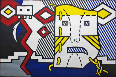 Roy Lichtenstein American Indian Theme V (Corlett 164) 1980