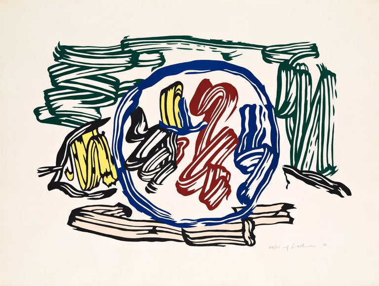 Roy Lichtenstein Apple and Lemon (Corlett 193) 1983