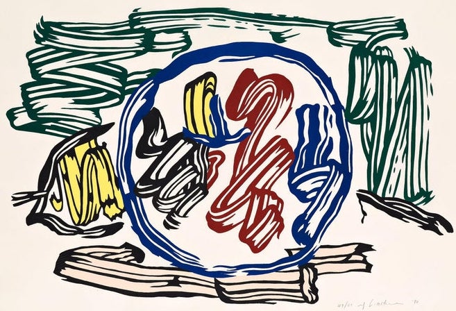 Roy Lichtenstein Apple and Lemon (Corlett 193) 1983