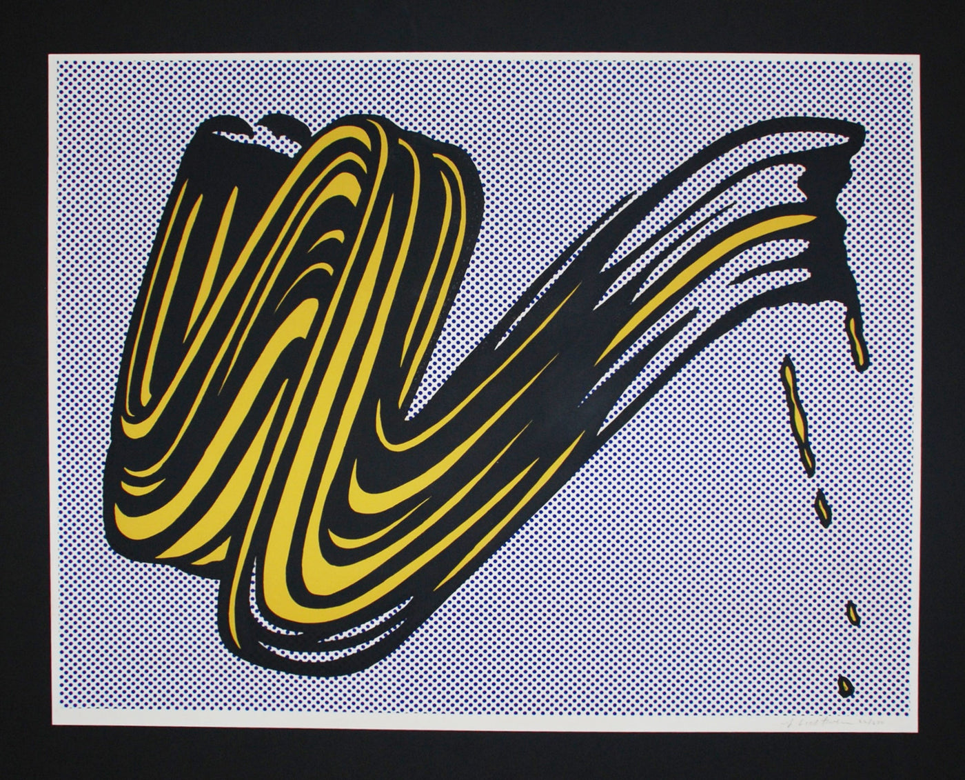 Roy Lichtenstein Brushstroke (Corlett II.5) 1965