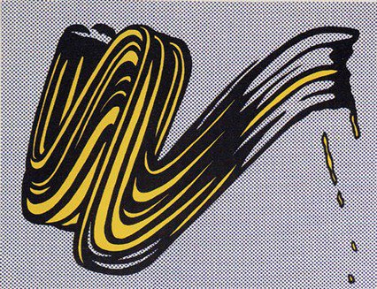Roy Lichtenstein Brushstroke (Corlett II.5) 1965