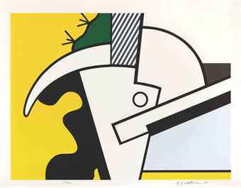 Roy Lichtenstein Bull Head II (Corlett 124) 1973