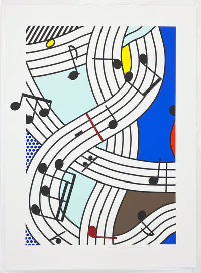 Roy Lichtenstein Composition I (Corlett 297) 1996