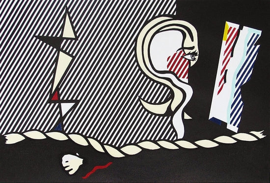 Roy Lichtenstein Figures with Rope (Corlett 152) 1978