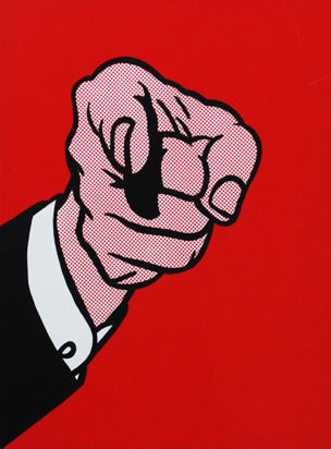 Roy Lichtenstein Finger Pointing (Corlett 126) 1973