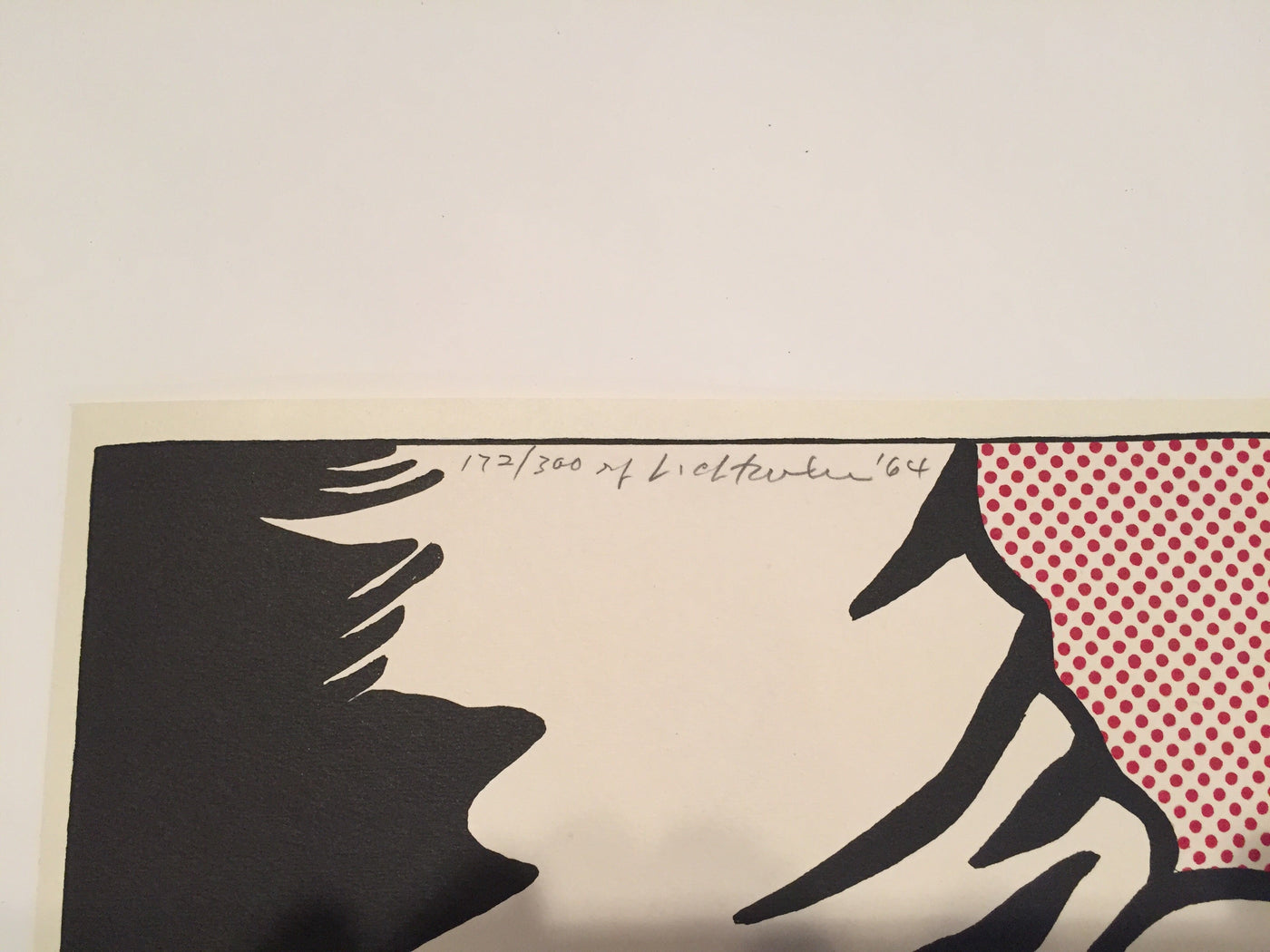 Roy Lichtenstein Foot and Hand (Corlett II.4) 1964