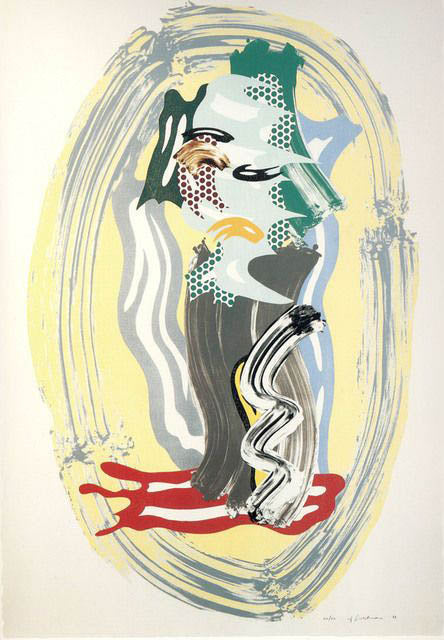 Roy Lichtenstein Green Face (Corlett 232) 1989