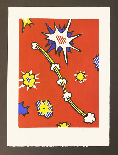 Roy Lichtenstein Illustration for "De Denver au Montana, Depart 27 Mai 1972" (II) (Corlett 276) 1992