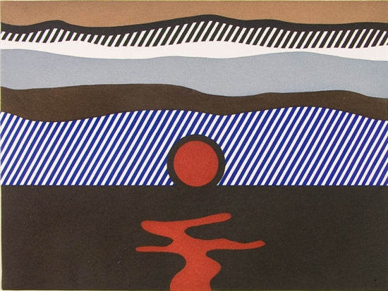 Roy Lichtenstein Illustration for "De Nouveau au-dessus de Denver" (Corlett 272) 1992