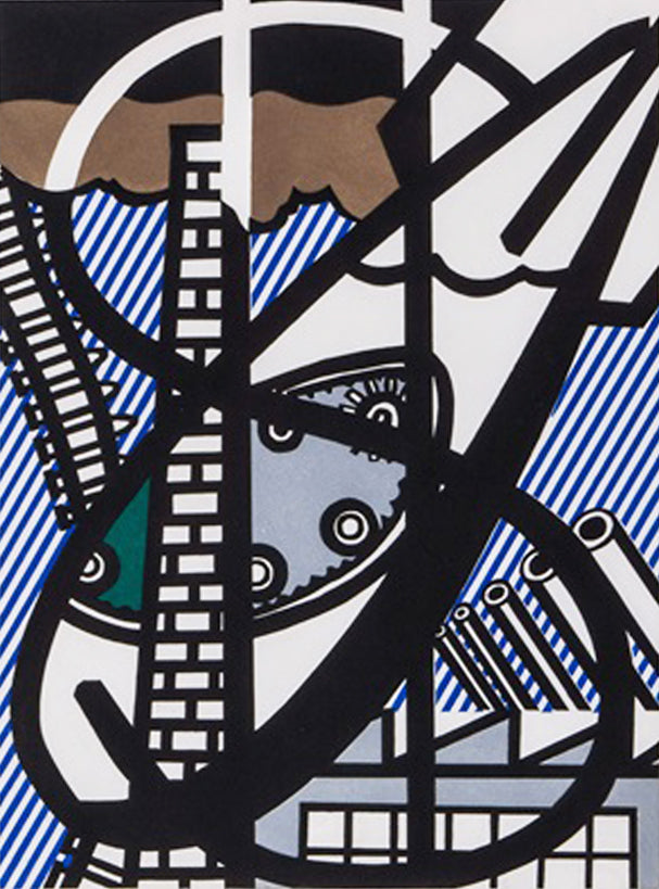 Roy Lichtenstein Illustration for "Une Fenetre ouverte sur Chicago" (Corlett 271) 1992