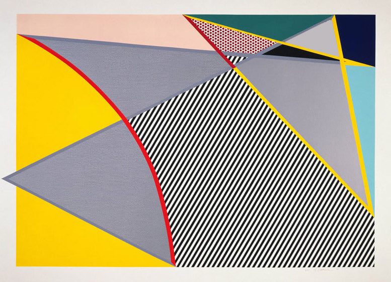 Roy Lichtenstein Imperfect 67 5/8" x 91 1/2" (Corlett 223) 1988