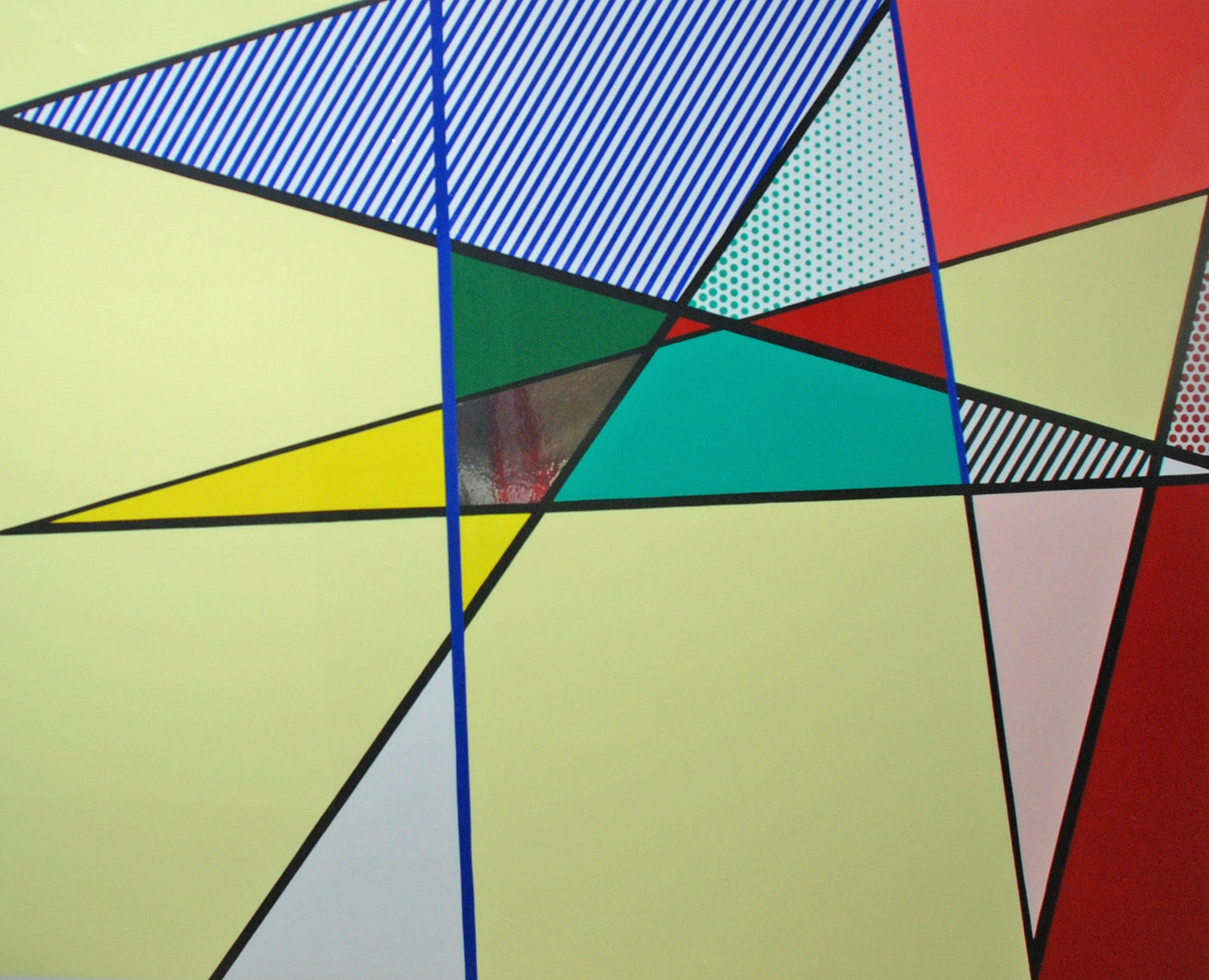 Roy Lichtenstein Imperfect 67" x 79 7/8" (Corlett 222) 1988