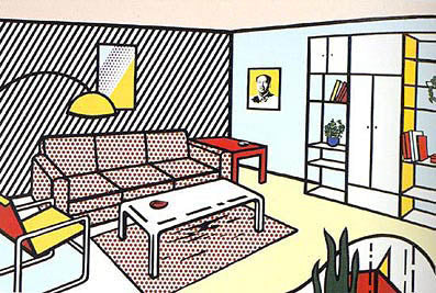 Roy Lichtenstein Modern Room (Corlett 252) 1991