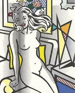 Roy Lichtenstein Nude With Yellow Pillow (Corlett 283) 1994