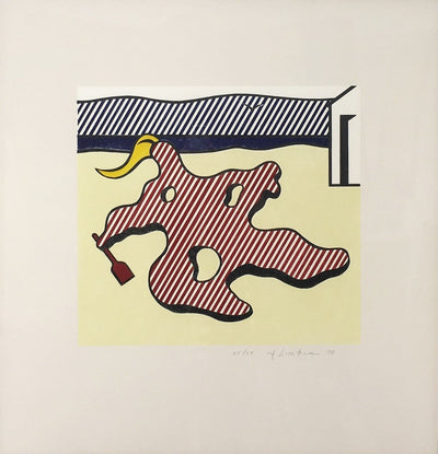 Roy Lichtenstein Nude on Beach (Corlett 153) 1978
