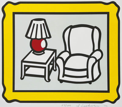 Roy Lichtenstein Red Lamp (Corlett 279) 1992