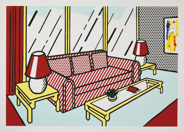 Roy Lichtenstein Red Lamps (Corlett 251) 1991
