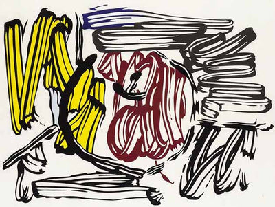 Roy Lichtenstein Red and Yellow Apple (Corlett 195) 1983