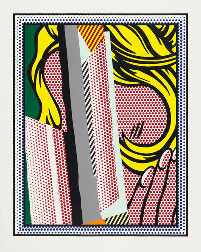 Roy Lichtenstein Reflections on Hair (Corlett 241) 1990
