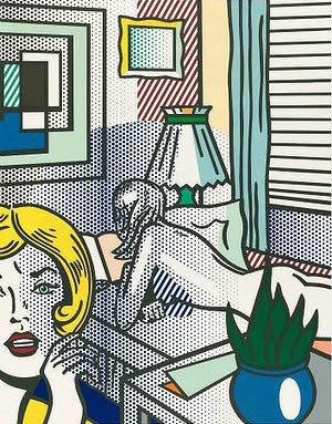 Roy Lichtenstein Roommates (Corlett 282) 1994