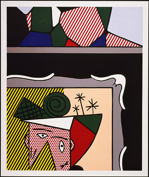 Roy Lichtenstein Two Paintings (Corlett 205) 1984