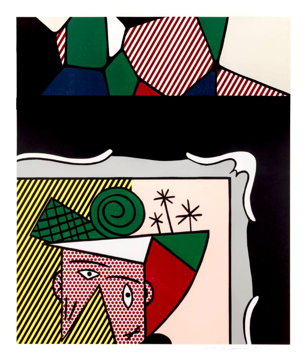 Roy Lichtenstein Two Paintings (Corlett 205) 1984