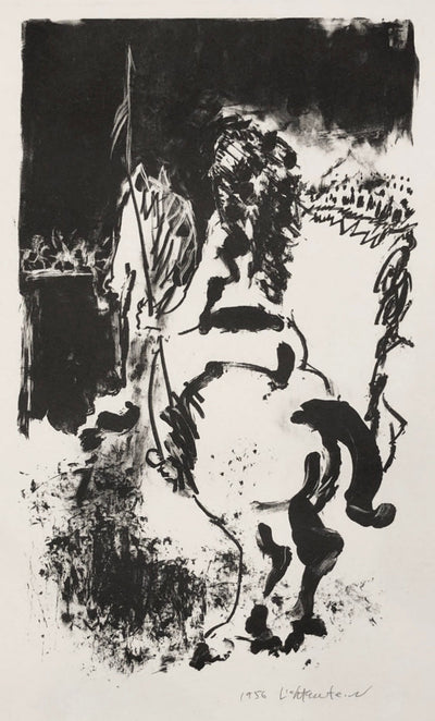 Roy Lichtenstein Warrior on Horseback (Corlett 31) 1956