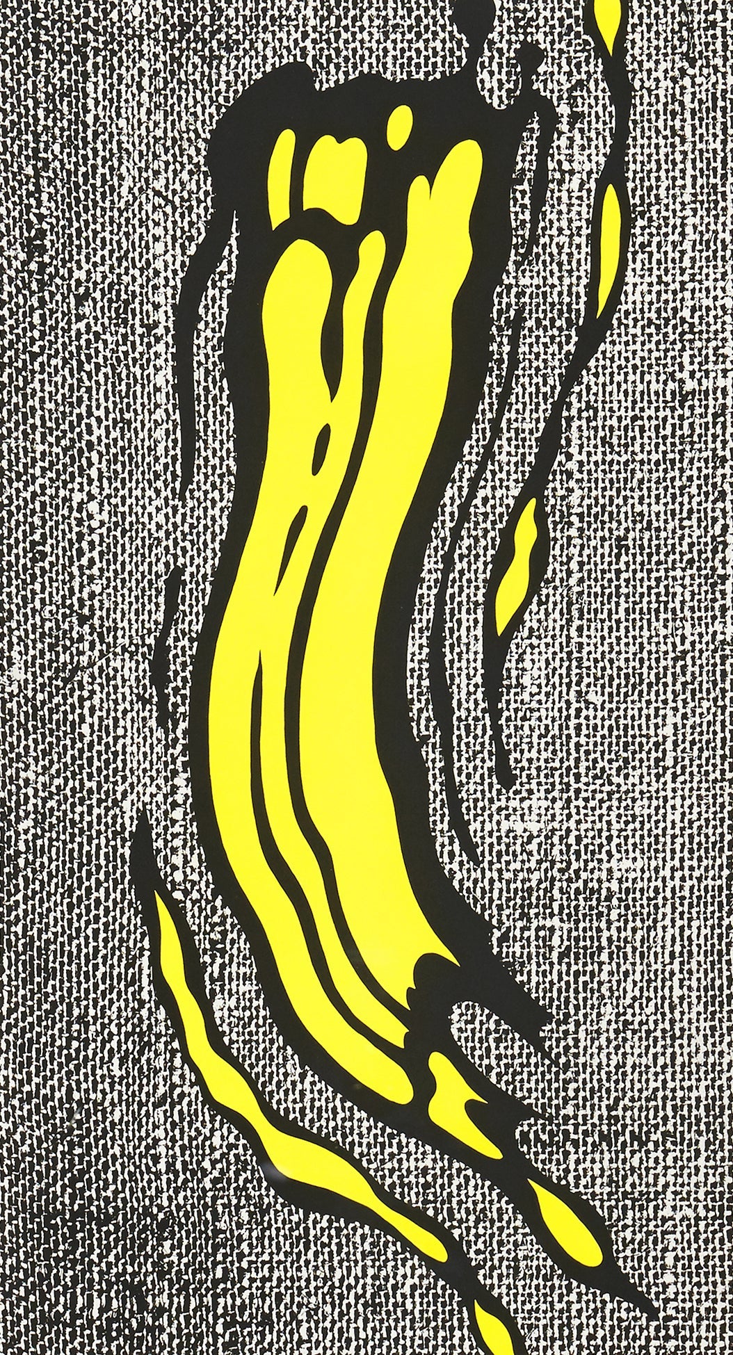 Roy Lichtenstein Yellow Brushstroke (Corlett 209) 1985