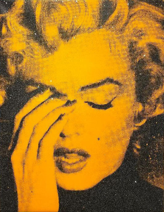 Russell Young Marilyn Crying 2014