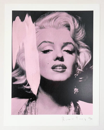 Russell Young Marilyn Portrait (Rosé) 2014