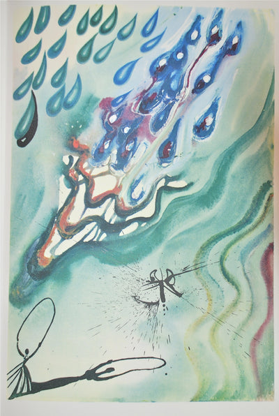 Salvador Dali Alice in Wonderland The Pool of Tears (Field 69-5 C) 1969