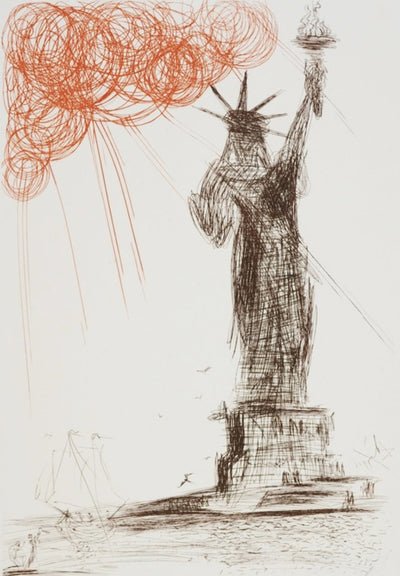 Salvador Dali Statue of Liberty (Field 64-3D) 1964