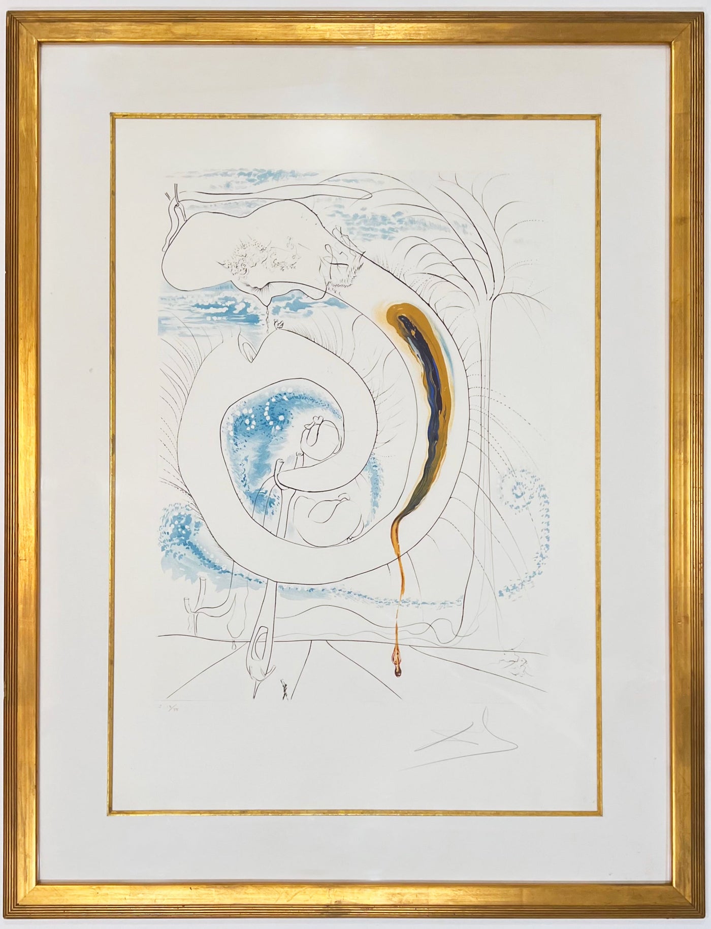 Salvador Dali The Visceral Circle of the Cosmos (Field 74-12D) 1974