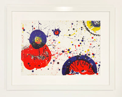 Sam Francis Cloud Rock and Kayo 4 Years Old - Red Eye (SF 84C and SF 84D) 1964