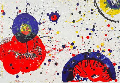 Sam Francis Cloud Rock and Kayo 4 Years Old - Red Eye (SF 84C and SF 84D) 1964
