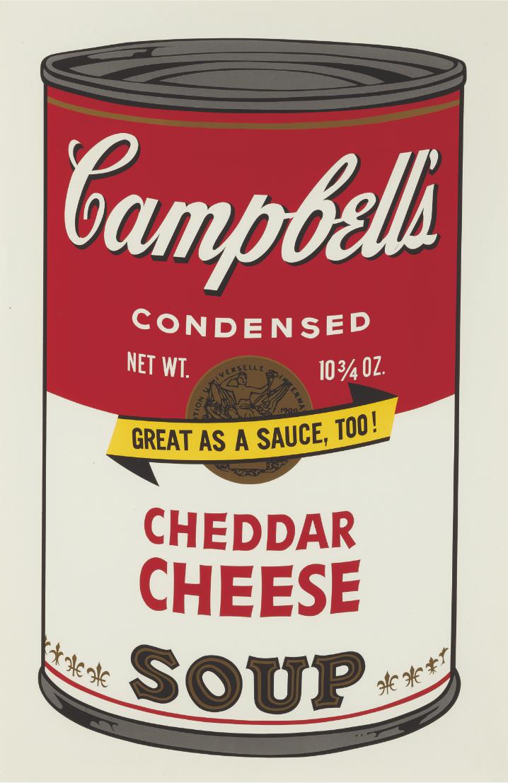 Sunday B. Morning (after Andy Warhol) Cheddar Cheese