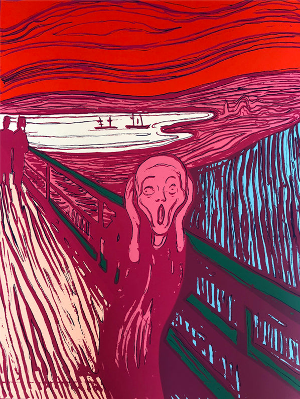 Andy Warhol (after) The Scream (Pink)