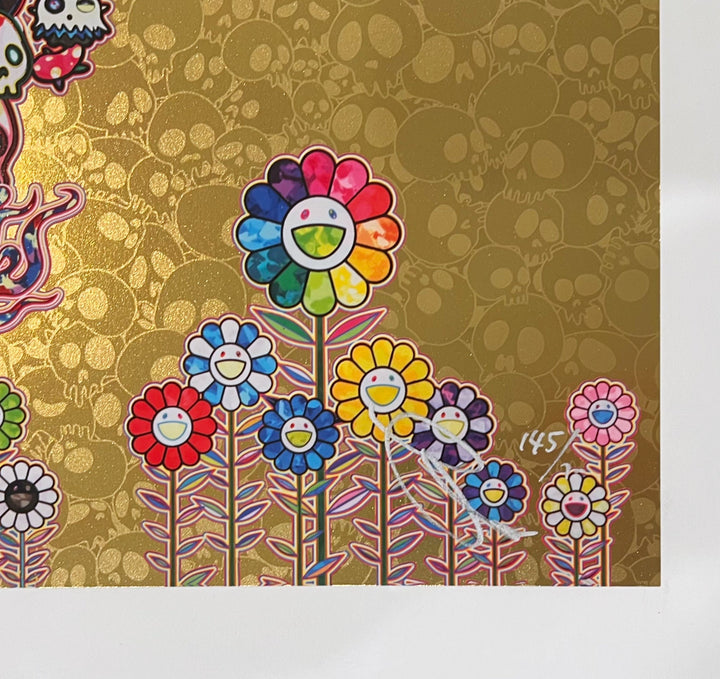 Takashi Murakami Panda Family (Gold) 2016 – Georgetown Frame Shoppe