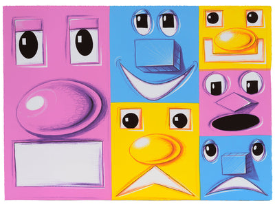 Kenny Scharf Horizontal Blockheads 2016